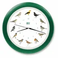 Produktbild: KOOKOO Wanduhr Singvögel grün/green SV1000  NEU/OVP