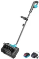 Produktbild: AGT Schneeräumer: 18-V-Akku-Schneebürste & -Schneefräse + Ladegerät, 25 cm, 2.700 U/Min. (Handschneefräse, Handschneefräse mit Akku, Schneeschaufel)