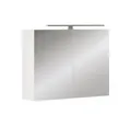 Produktbild: Vicco Badezimmerspiegelschrank Lavio, Weiß, 80 x 60 cm mit LED-Beleuchtung