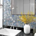 Produktbild: vidaXL Mosaikfliesen 11 Stk. Grau Blau 30x30 cm Glas