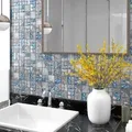Produktbild: Mosaikfliesen 11 Stk. Grau Blau 30x30 cm Glas - Vidaxl