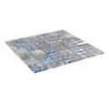 Produktbild: vidaXL Verblender Mosaikfliesen 11 Stk. Grau Blau 30x30 cm Glas, (11-tlg)