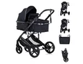 Produktbild: Chipolino Kombi-Kinderwagen Kinderwagen 2 in 1 Amore, Getränkehalter Wickeltasche Fußabdeckung Korb