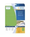 Produktbild: HERMA Etiketten A4 grün 105x37mm Papier matt ablösbar 320St. Farbige 105x37 mm 320 St. (4554)