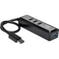 Produktbild: Eaton Tripp Lite Series Portable 4-Port USB 3.0 SuperSpeed Mini Hub with Built In Cable (USB-C, 4 Ports) (U360-004-MINI)