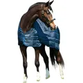 Produktbild: Horseware Ireland Navy/Navy 140 cm Unterdecke 100g Liner