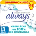 Produktbild: Always Ultra Binden Gr3 Cotton Protection Night Flügel 48St ultradünn