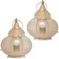 Produktbild: 2er Set Orientalische Deko Tischlampe Nachttischlampe Lampe Tamara