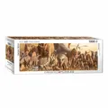 Produktbild: Eurographics Puzzle Dinosaurier Collage, 1000 Teile Panorama, 96 x 32 cm