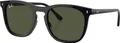 Produktbild: Ray-Ban RB2210 Eckige Sonnenbrille, Schwarz One Size