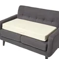 Produktbild: Homescapes Sitzerhöhung Sofa 2-Sitzer Creme 100x50x10 cm, Dicke Sitzkissen Erhöhung für Erwachsene & Senioren, langes Aufstehkissen, orthopädischer Schaumstoff mit Baumwollbezug