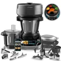 Produktbild: Cecotec Küchenroboter mit Lebensmittelspender Mambo CooKing Total Gourmet. 2200 W, 45 Funktionen, Tausende von geführten Rezepten, 5L Unique Krug und 5L Victory Krug, Zubehör