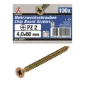 Produktbild: BGS-80971 I Mehrzweckschrauben 4,0 x 60 mm, 100 Stück