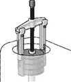 Produktbild: Gedore 8001710 Abzieher Spannbereich (Details) 130mm Anzahl Haken 6