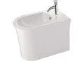Produktbild: Duravit White Tulip Stand-Bidet 2293100000 37x58cm, mit Hahnloch, Überlauf, Hahnlochbank, weiß