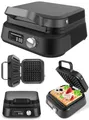 Produktbild: MalTec Waffeleisen Wafflemaker WM2200W Elektrogrill Waffeltoaster Groß 2 Stück
