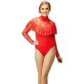 Produktbild: Spitzenbody für Erwachsene, rot