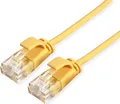 Produktbild: ROLINE UTP DataCenter Patchkabel Cat.6A (Class EA), LSOH, slim, gelb, 0,5 m