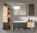 Produktbild: xonox.home Badkombination Grado Nox Oak Nachbildung 203x192x48 cm