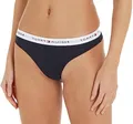 Produktbild: Tommy Hilfiger Damen String Tanga, Blau (Desert Sky), M