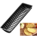 Produktbild: Zenker Backform Ciabatta-Brot Brotbackform Kuchen Rehrücken black metallic 30 cm