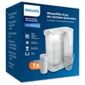 Produktbild: Philips Water Instant-Wasserfilter-Kanne (3 L) – Sauberes und gut schmeckendes Wasser in Sekunden – inkl. 1× Geschmack+ Filter, reduziert Chlor & Blei, erhält Mineralien
