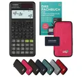 Produktbild: CASIO Taschenrechner fx-87DE Plus 2 inkl. Schutztasche Pink & Fachbuch (48 S., DINA5)