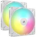 Produktbild: CORSAIR RS Series RS140 ARGB Fan, weiß, 140mm, 2er-Pack