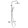 Produktbild: Duravit Shower System Shelf 1050 Duschsystem Chrom Weiß TH4380008005