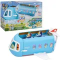 Produktbild: Bluey Spielset 17670, ab 3 Jahre, 3-in-1 Flugzeug-Spielset, mit Sound, 15 Teile