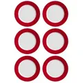 Produktbild: Ritzenhoff & Breker DOPPIO Teller flach 27 cm rot 6er Set