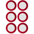 Produktbild: Ritzenhoff & Breker DOPPIO Speiseteller 27 cm 6er Set - Rot