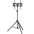 Produktbild: RICOO TV Boden-Ständer Fernseher Halterung Höhenverstellbar Neigbar für 32-55 Zoll Tripod Stativ Fernsehhalterung FS0844 Dreifuß Fernseh-Stand Standfuß Smart Bildschirm bis 35 Kg & VESA 400x400
