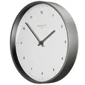 Produktbild: Kienzle Funkwanduhr 25 cm mit DCF-Signal, geräuschlos, Stahlrahmen, batteriebetrieben