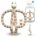Produktbild: Matchstick Monkey Beißring Tiermotiv - Baby Zahnungshilfe - weiche Noppen massieren wundes Zahnfleisch - Silikon - BPA-frei - Greifling für Zahnen ab 3 Monaten - Gigi Giraffe