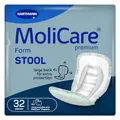 Produktbild: MoliCare Premium Form STOOL: Inkontinenzvorlage für zuverlässigen Schutz bei Stuhlinkontinenz mit Spezialtaschen, zu verwenden mit MoliCare Premium Fixpants, 32 Stück