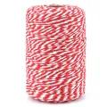 Produktbild: Rot und Weiß Baumwolle Schnur 200M Bäcker Bindfäden Bastelschnur für DIY Hand...
