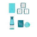 Produktbild: Genius Nicer Dicer Minis Gemüseschneider manuell Kombi-Set 13tlg., Gemüse Obst Zerkleiner, Spiralschneider Würfelschneider für Tomaten Gurken