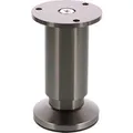 Produktbild: Wagner Möbelfuß Ø 3 cm Länge 10 cm - 11,5 cm Edelstahl-Optik
