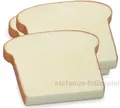 Produktbild: 3x Toastbrot Toast-Scheibe Brot (aus Holz) für Kaufladen, Erzi 13010 Neu