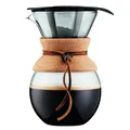 Produktbild: Kaffeebereiter Küche Pour Over Permanentfilter Edelstahl Borosilikatglas 1 L