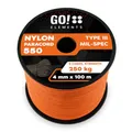 Produktbild: Paracord 550 Typ III | ø 4mm - 11 Kerne - max. 250 kg | 100% Nylonschnur - reißfest & extrem stabil | Nylonseil, Allzweckseil, Reepschnur & Outdoor Seil