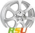 Produktbild: 4x Autec Typ Z - Zenit brillantsilber 5.5x14