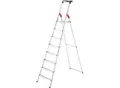 Produktbild: Stufen-Stehleiter Hailo L60 StandardLine, EN 131, mit Multifunktionsschale & Gelenkschutz, bis 150 kg, 8 Stufen