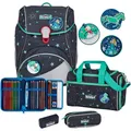 Produktbild: SCOUT Alpha Schulranzen Set (4-tlg.) LED, Sternenhimmel
