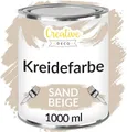 Produktbild: Creative Deco Kreidefarbe Kreidefarbe für Möbel Möbelfarbe Landhaus Vintage Matt Abwaschbar, auf Wasserbasis, Wisch-Effekt Gradient-Effekt möglich