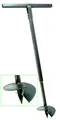 Produktbild: MWS-Apel 180 mm Erdbohrer Handerdbohrer Erdlochbohrer Pflanzbohrer Pfahlbohrer Lochspaten Erdlochausheber Pfostenbohrer