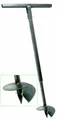 Produktbild: Hand Erdbohrer 180 mm Erdlochbohrer erdlochausheber Pfahlbohrer Lochspaten