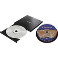Produktbild: Verbatim Slimeline DVD-Brenner Extern Retail USB-A (USB 3.2 Gen 1) Schwarz