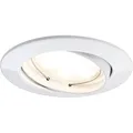 Produktbild: Paulmann 927.75 Premium EBL Set Coin satiniert rund schwenkbar LED 3x6,8W 2700K 230V 51mm Weiss matt 92775 Spot Einbaustrahler Einbauleuchte